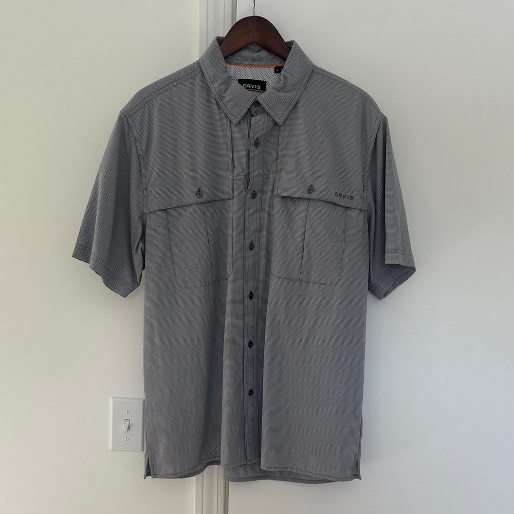Orvis technical short sleeve button up